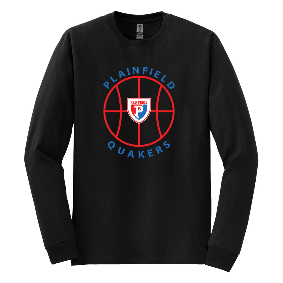 Plainfield Quakers Basketball 50/50 Long Sleeve Shirt product