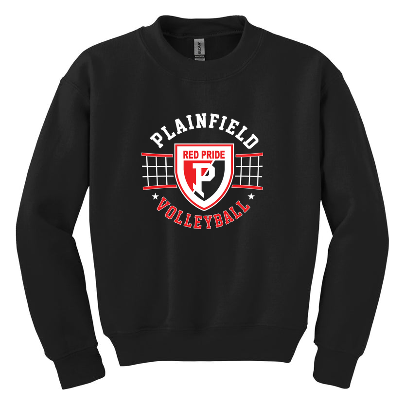 Plainfield Volleyball Sheild Youth Crew Neck Fleece product