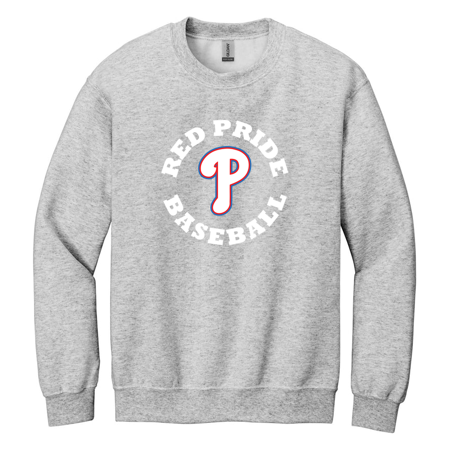 Plainfield Baseball Circle Spell Out 50/50 Crew Neck Fleece product