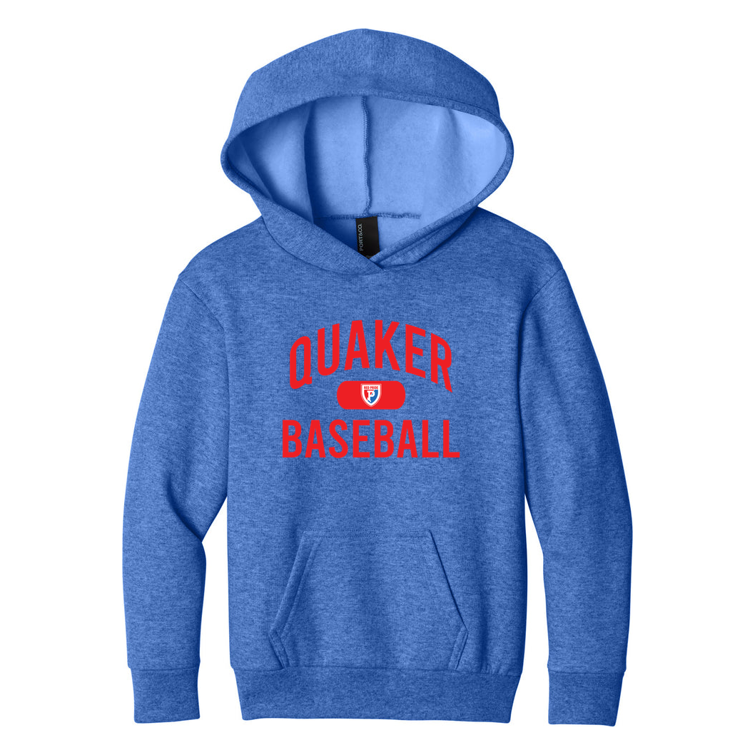 Quaker Baseball Port & Co Youth Easy Fleece Hoodie product