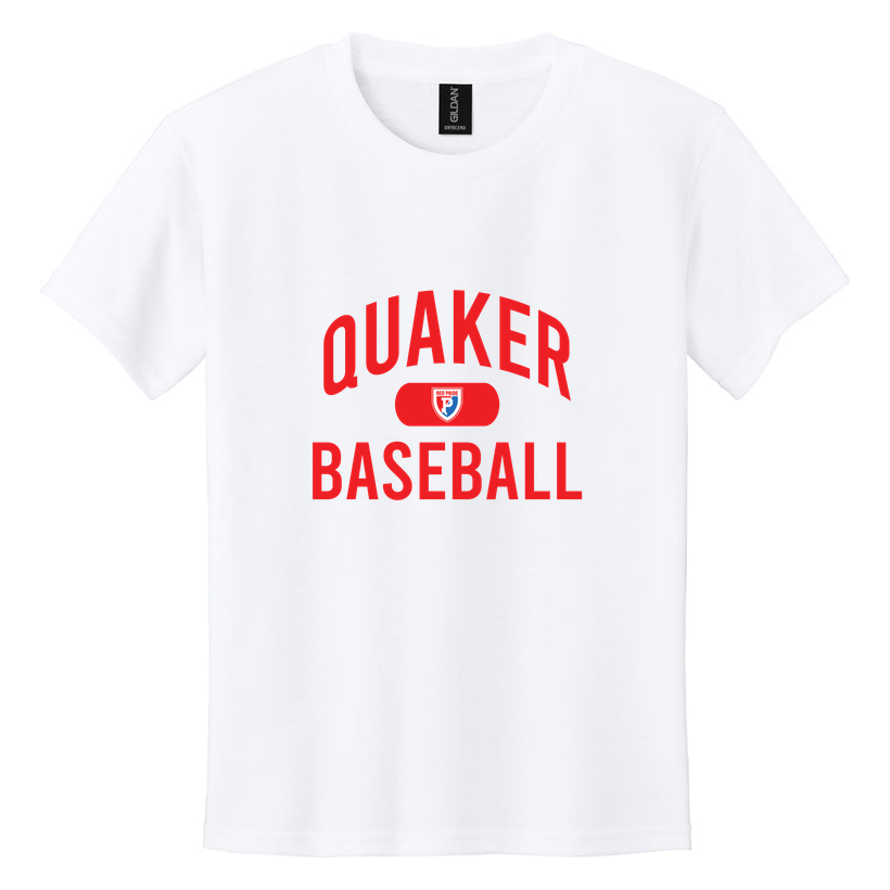 Quaker Baseball 50/50 Youth TShirt product