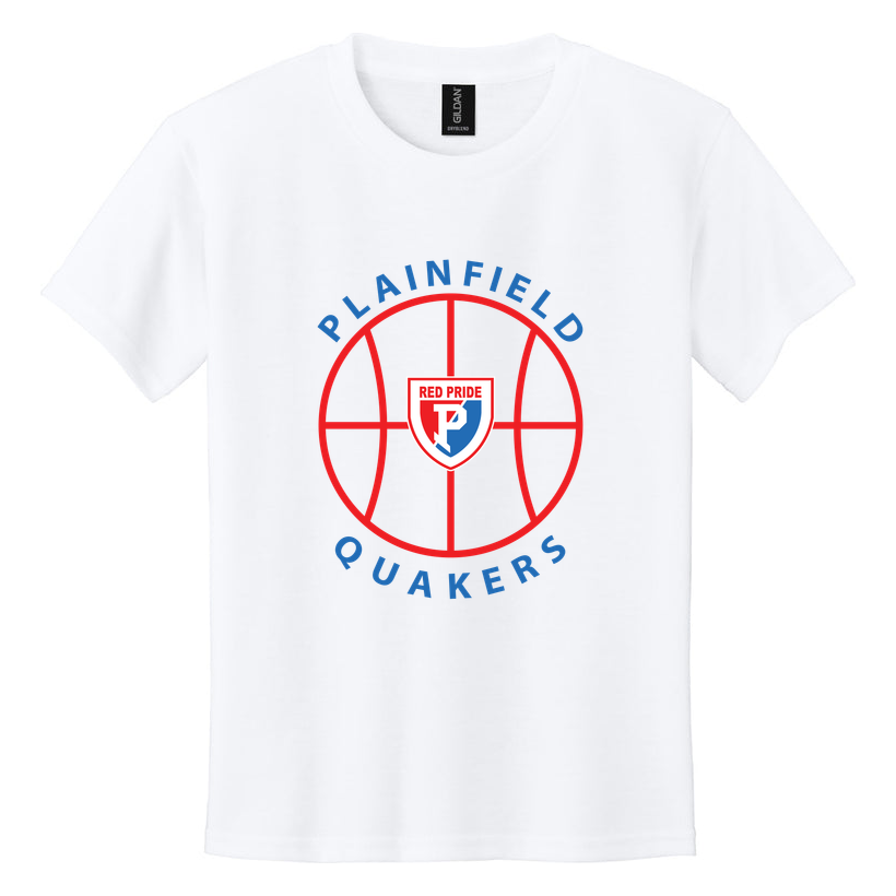 Plainfield Quakers Basketball 50/50 Youth TShirt product