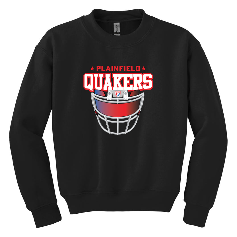 Plainfield Quakers Helment Youth Crew Neck Fleece product