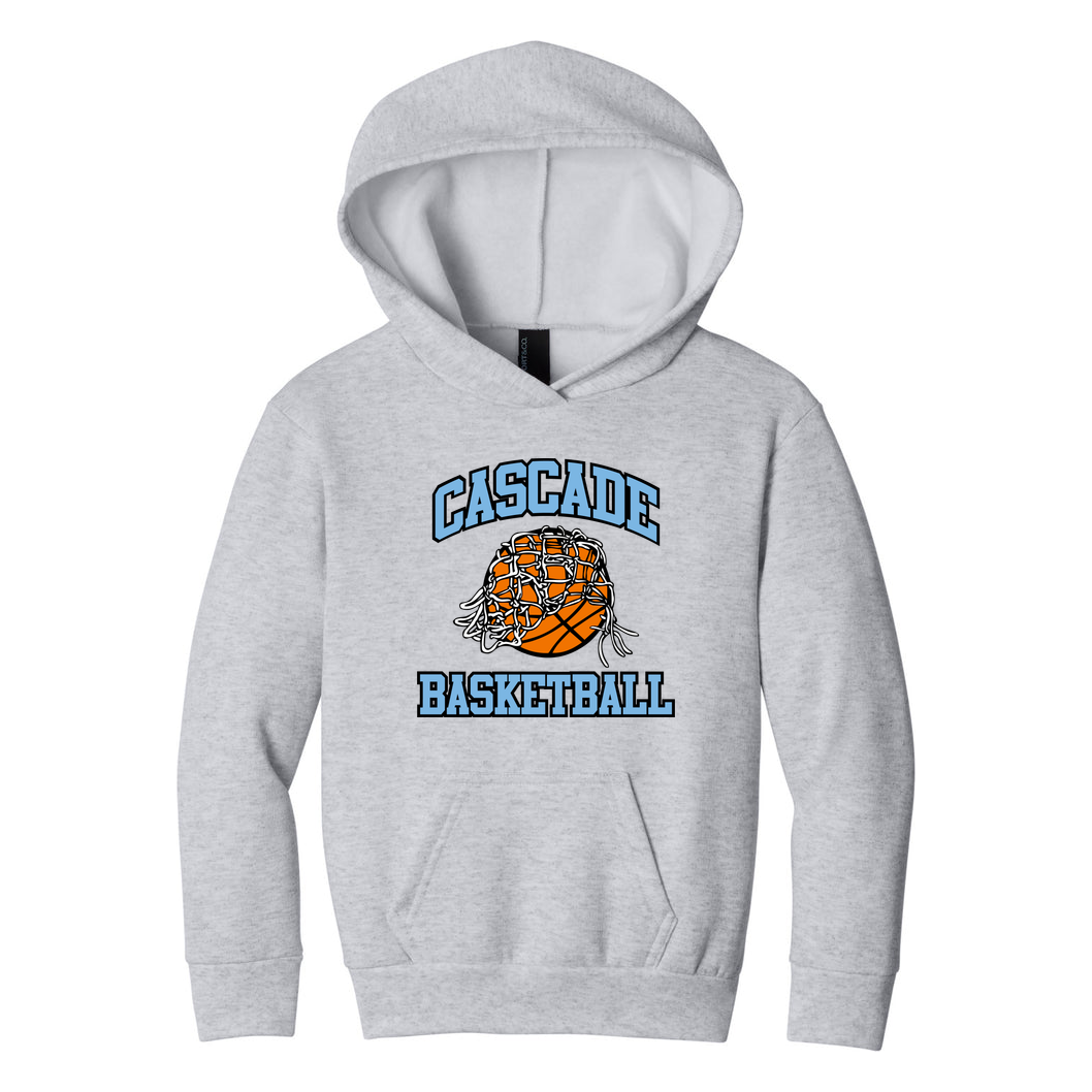 Cascade Basketball Graphic Port & Co Youth Easy Fleece Hoodie product