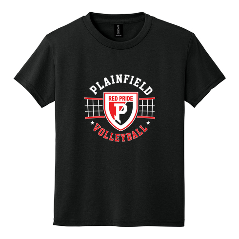 Plainfield Volleyball Sheild 50/50 Youth TShirt product
