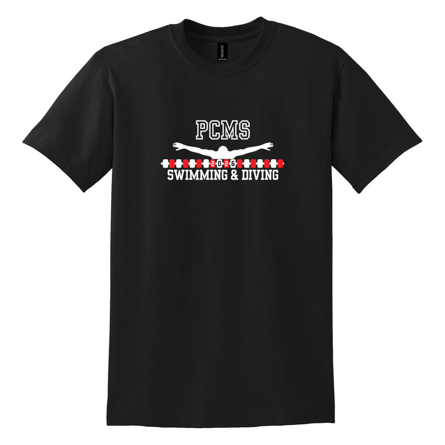 COACH SHIRTS PCMS Swimming 2026 50/50 TShirt product
