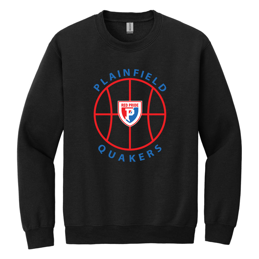Plainfield Quakers Basketball 50/50 Crew Neck Fleece product