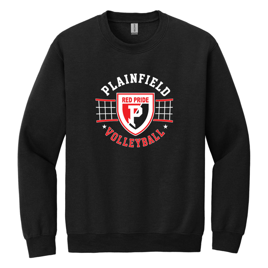 Plainfield Volleyball Sheild 50/50 Crew Neck Fleece product