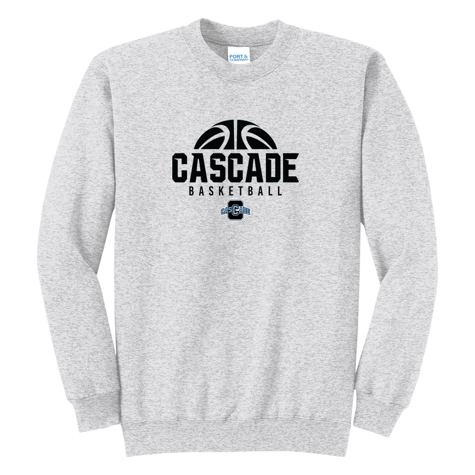 Cascade Basketball Port & Co Core Fleece Crewneck product
