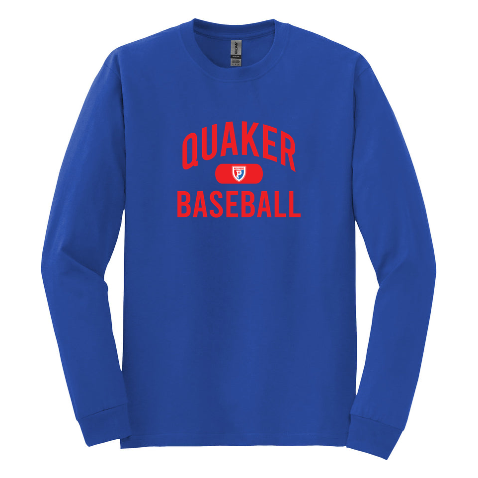 Quaker Baseball 50/50 Long Sleeve Shirt product