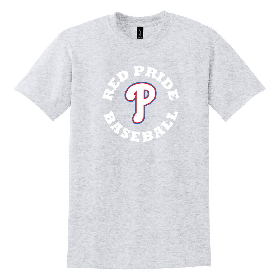 Plainfield Baseball Circle Spell Out 50/50 TShirt product
