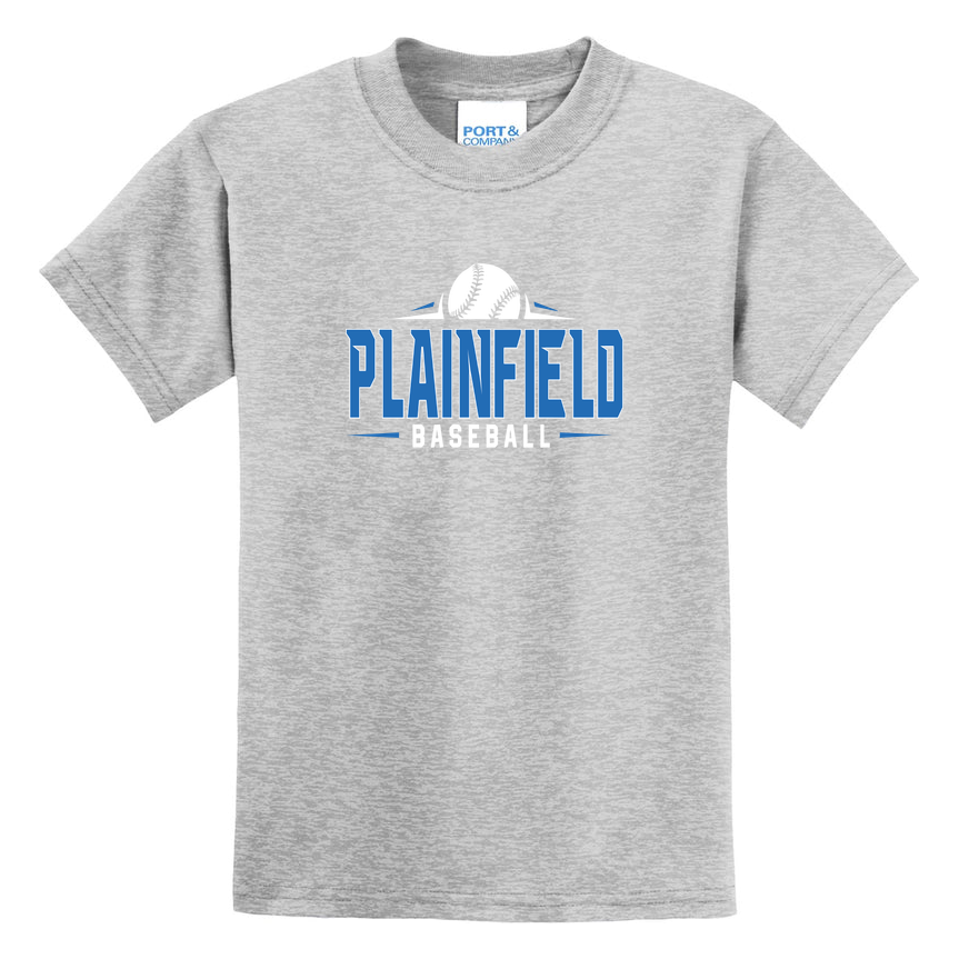 Plainfield Baseball Port & Co Youth Core Blend Tee product