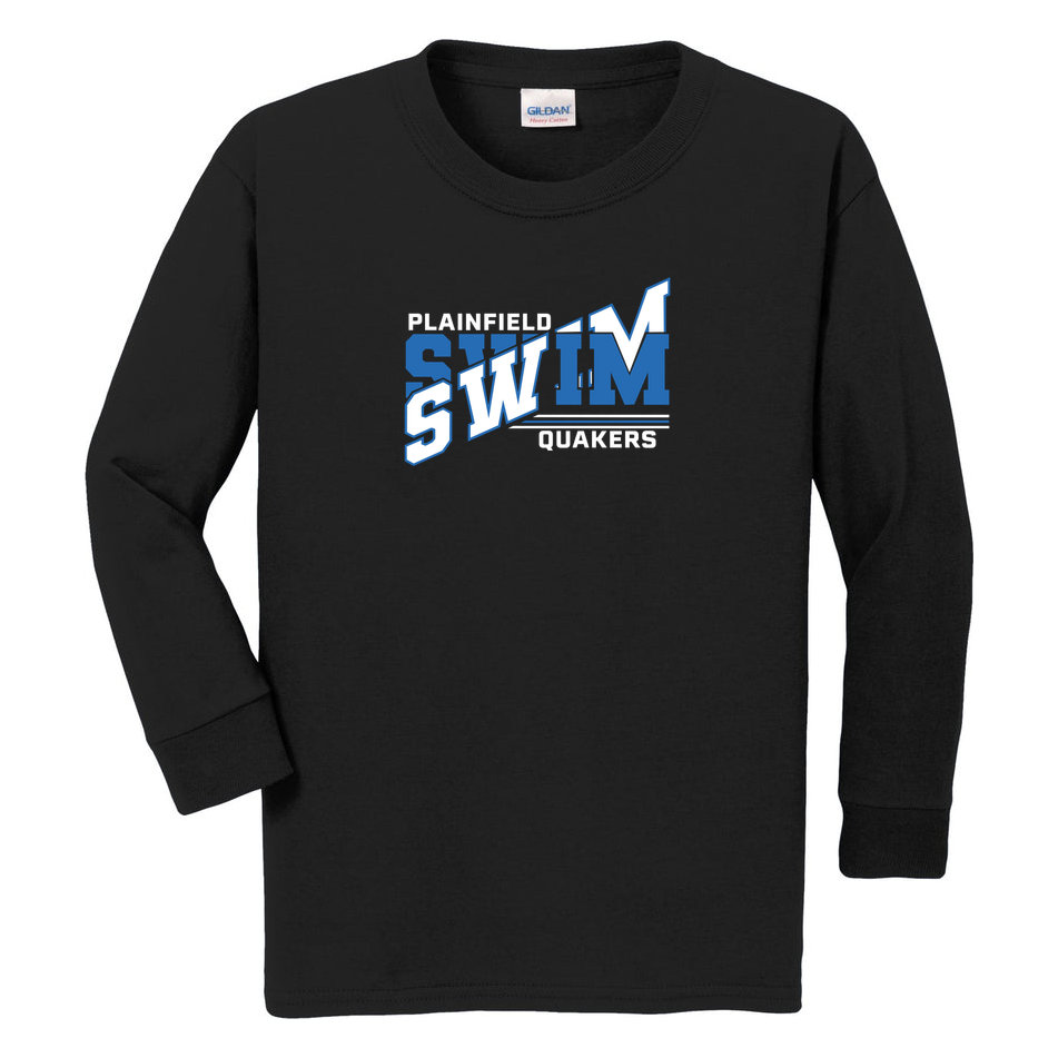 Plainfield Swim 50/50 Youth Long Sleeve Shirt product