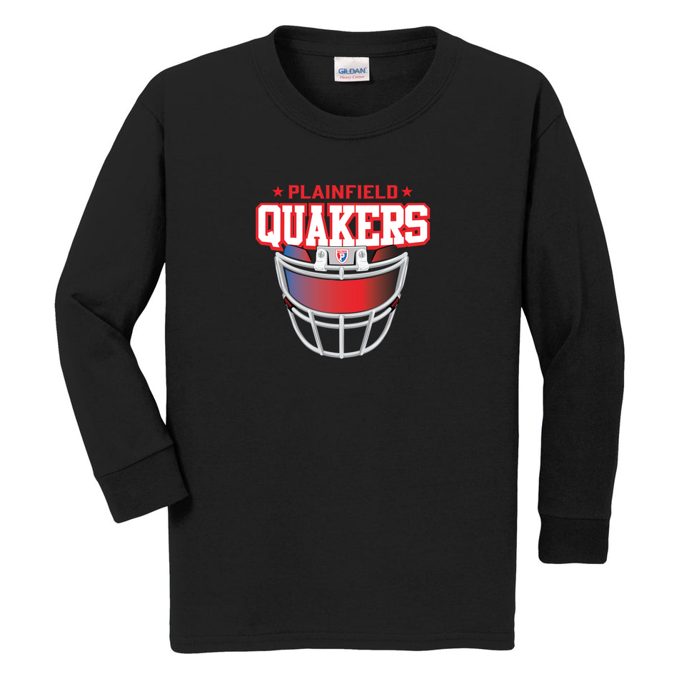 Plainfield Quakers Helment 50/50 Youth Long Sleeve Shirt product
