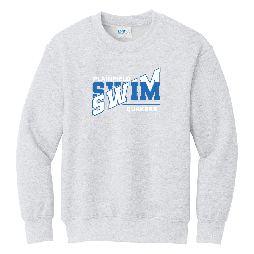 Plainfield Swim Port & Co Youth Core Fleece Crewneck product