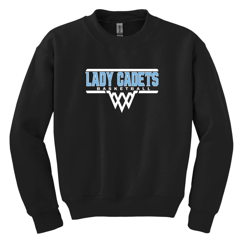 Lady Cadets Basketball Youth Crew Neck Fleece product