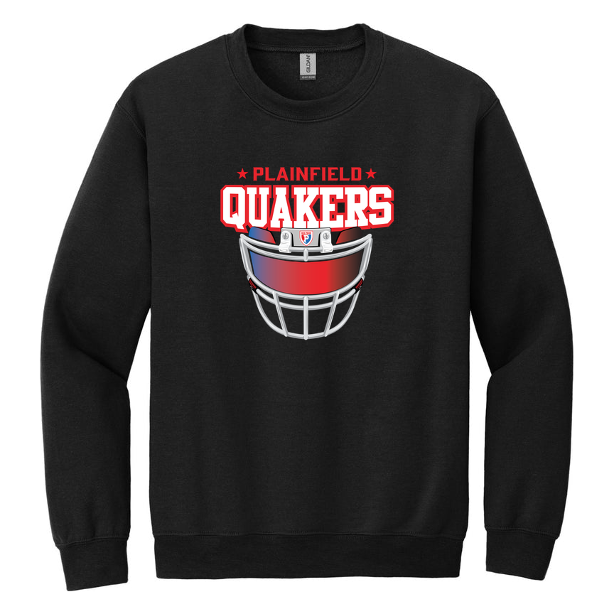 Plainfield Quakers Helment 50/50 Crew Neck Fleece product