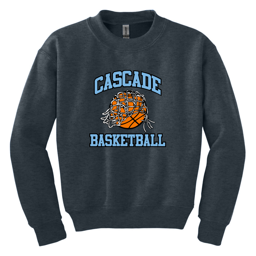 Cascade Basketball Graphic Youth Crew Neck Fleece product