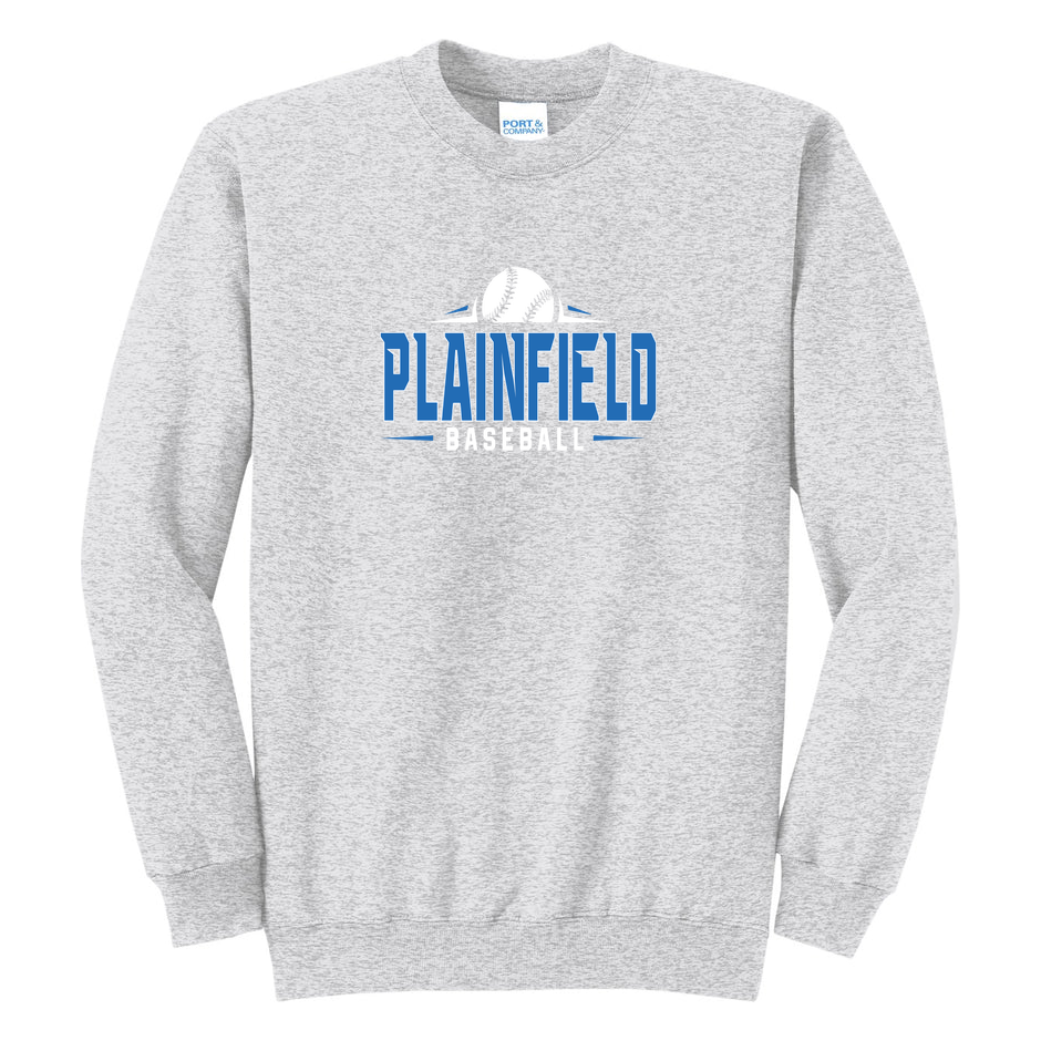 Plainfield Baseball Port & Co Core Fleece Crewneck product