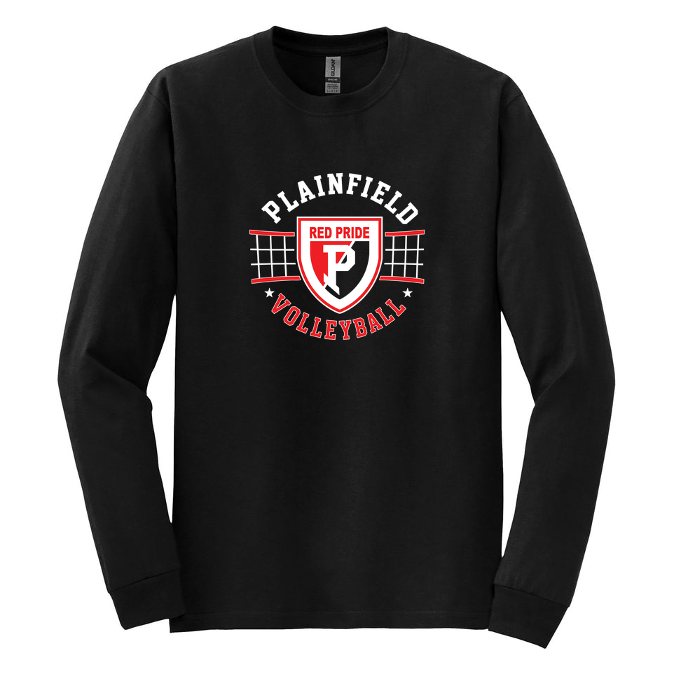 Plainfield Volleyball Sheild 50/50 Long Sleeve Shirt product