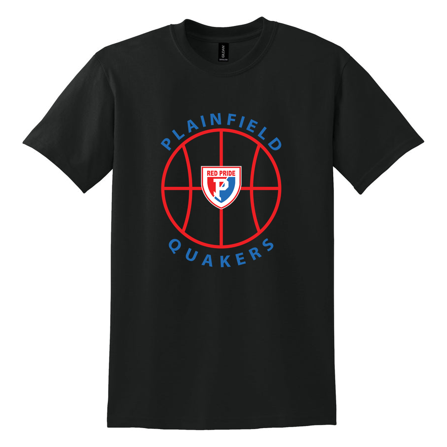 Plainfield Quakers Basketball 50/50 TShirt product