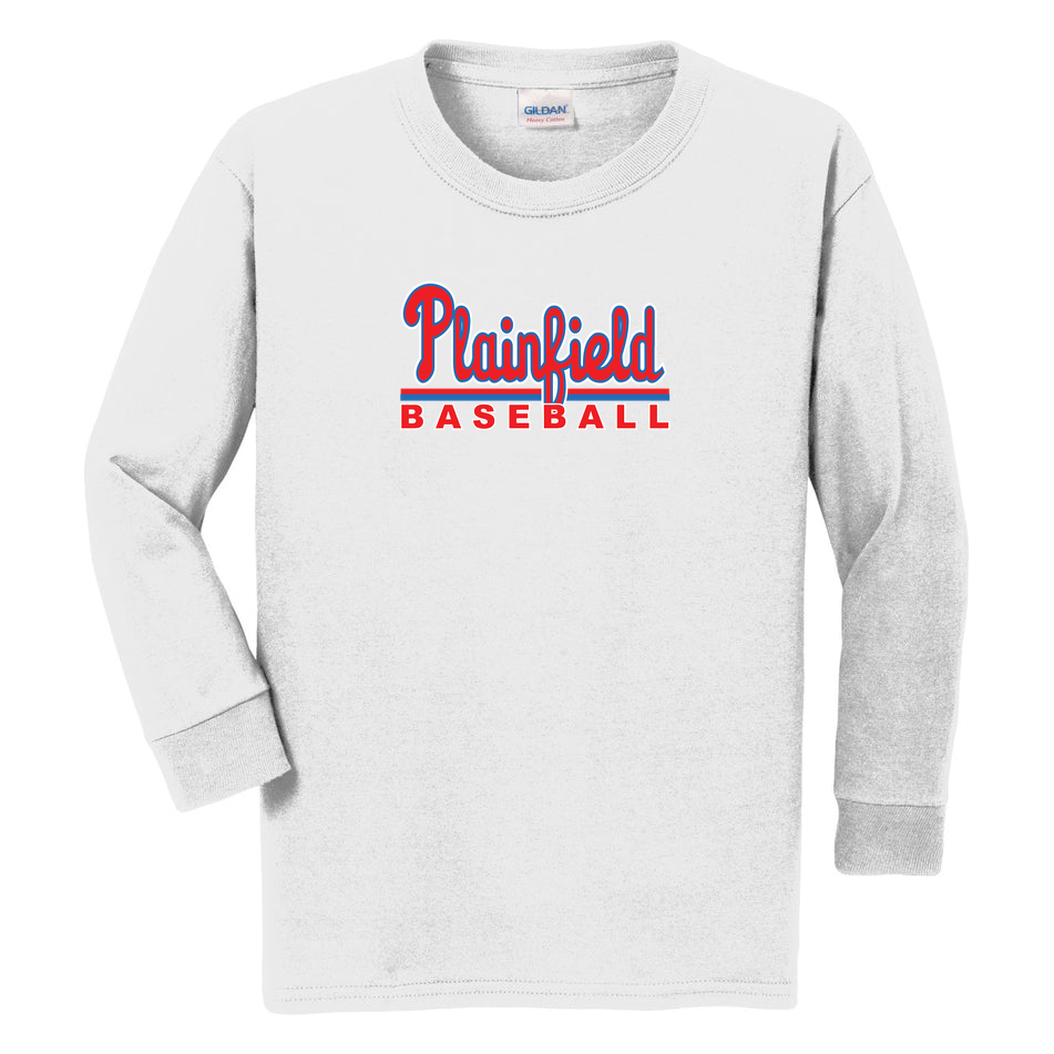 Plainfield Baseball 50/50 Youth Long Sleeve Shirt product