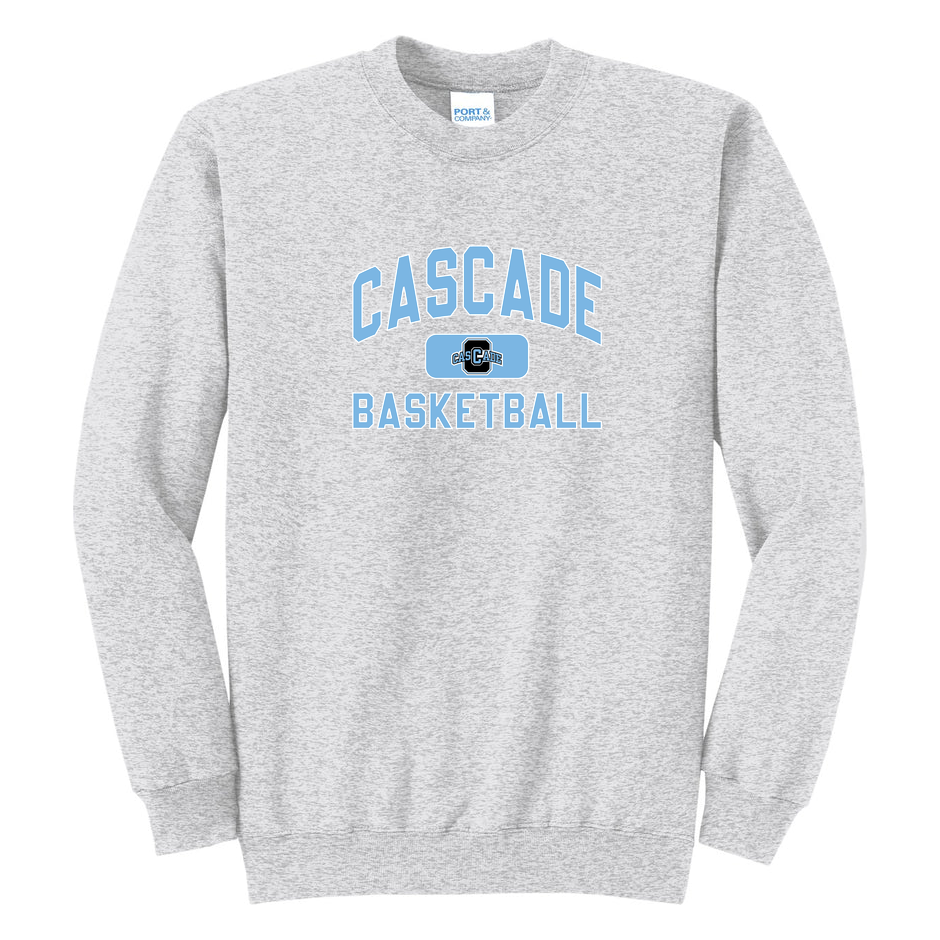 Cascade Basketball Port & Co Core Fleece Crewneck product