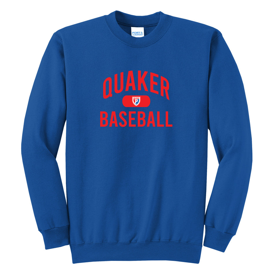 Quaker Baseball Port & Co Core Fleece Crewneck product